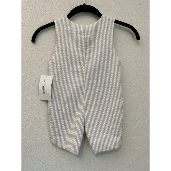 Simply Bliss 2T 100% Cotton Striped Romper - Picture 7 of 7